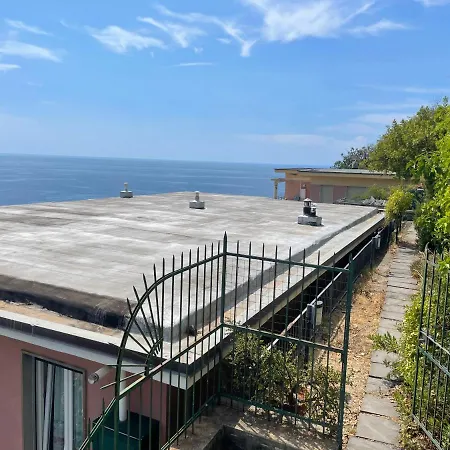 Ocean View Flat With Wi-fi, Ac And Elevator To Town Levanto
